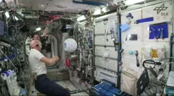 Robot says to astronaut to be nice and don’t be so mean on International Space Station